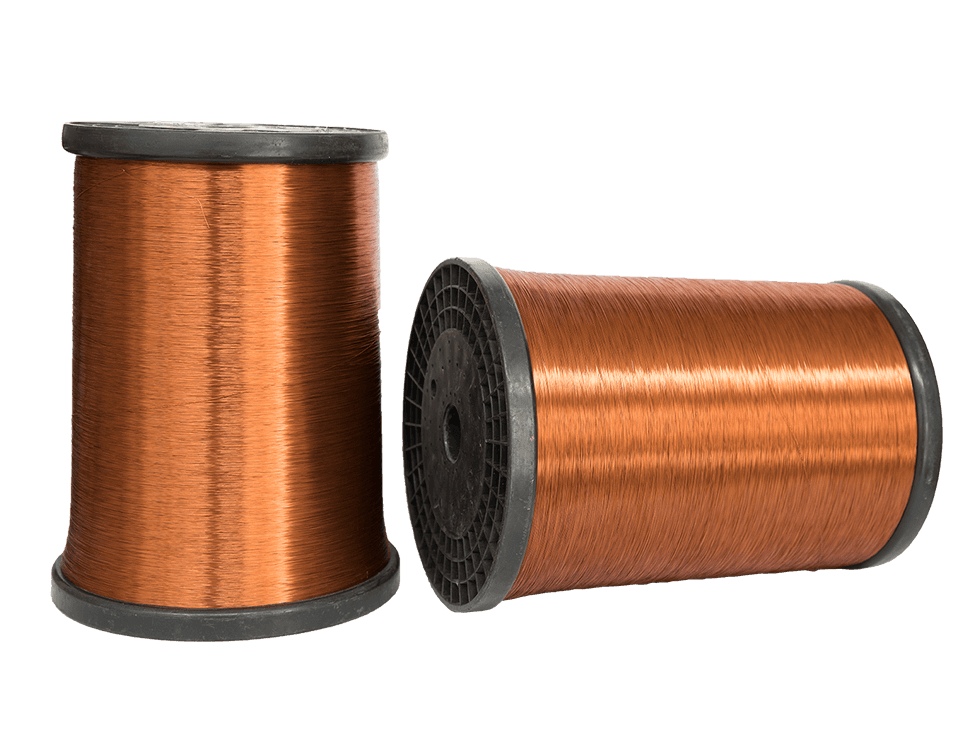 AWG IEC60317-0-1 Class 200 EI/AIWA Polyesterimide Enameled Round Copper Wire