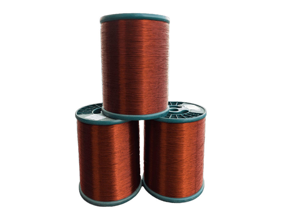 What are the advantages of using enameled aluminum wire in electrical applications?